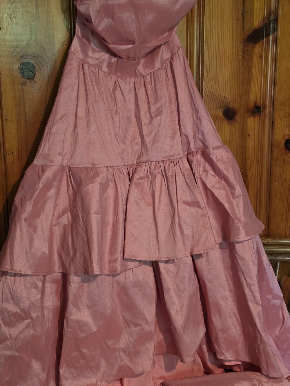 Pink Women's Elegant Cute And Sexy Woman Pink Tube Top Dress - Picture 5 of 16
